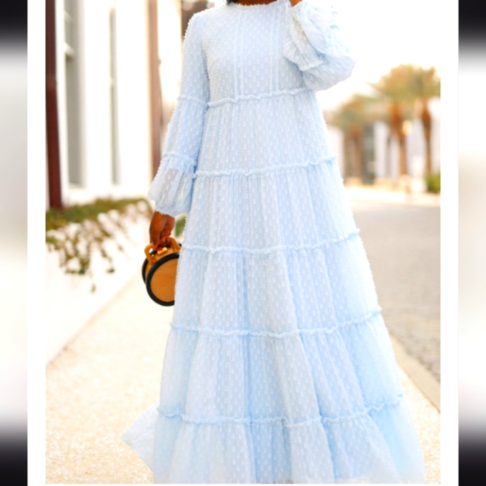 Mommy & Me Dresses by Dainty Jewells. Bella Blue. Perfect for Easter or Eid.